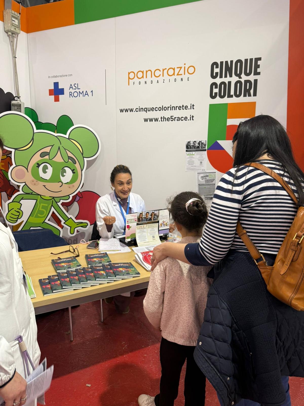 ASL Roma 1 a Romics: check-up, consigli e Dieta Mediterranea per tutti