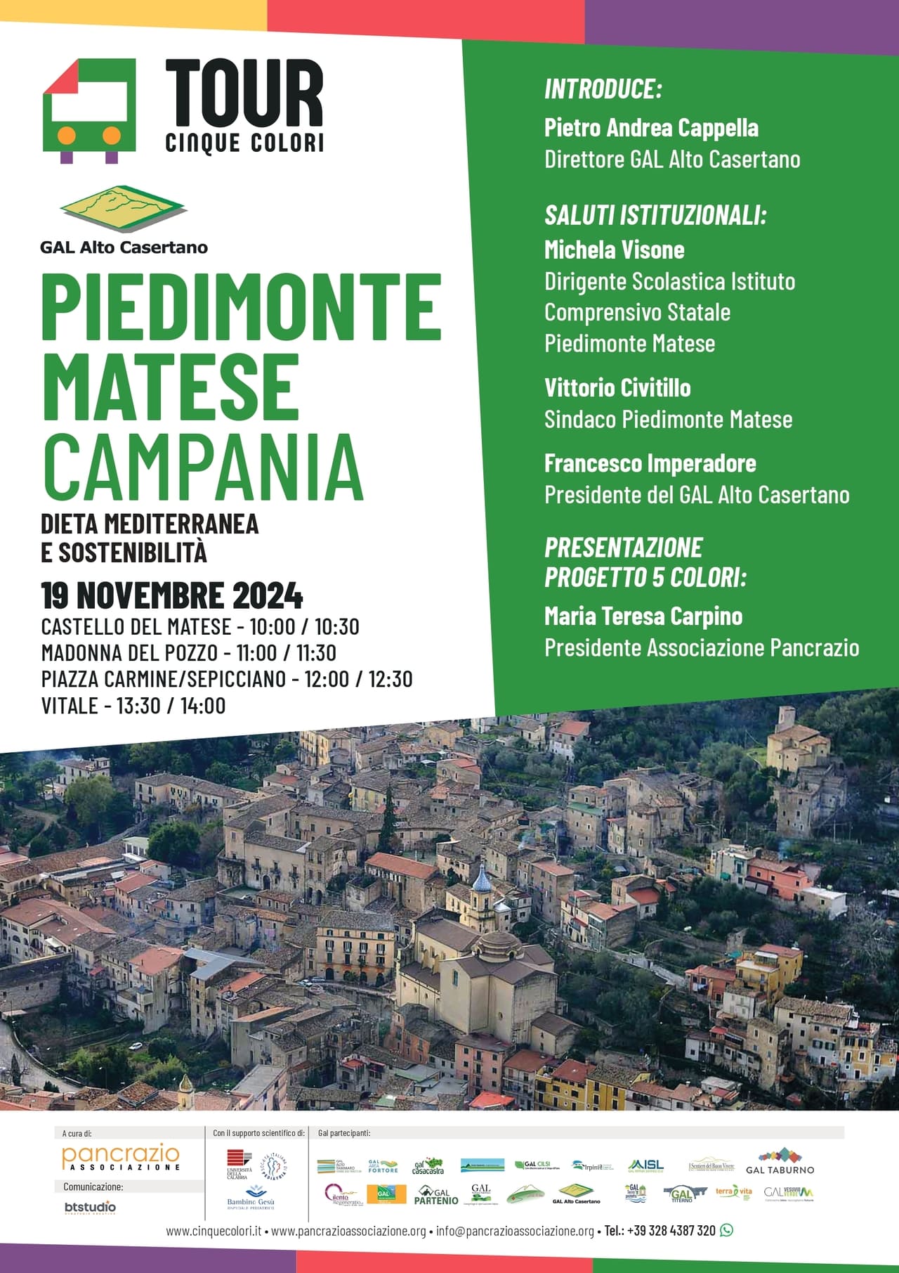 Tour 5 Colori 19 Novembre 2024 – Piedimonte Matese